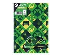 Lot de 2 feuilles de papier cadeau officiel Xbox et 2 étiquettes - Emballage cadeau sous licence officielle