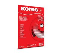 Lot de 2 feuilles de papier carbone Kores 1200, DIN A4, 10 feuilles, noir
