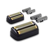 Lot de 2 feuilles de rechange et lames intérieures compatibles avec les rasoirs électriques Andis 17300 ReSURGE - Noir