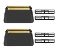 Lot de 2 feuilles de rechange pour rasoir Wahl 5 Star Series Vanish 8173-700, feuille de rechange professionnelle et barre de coupe pour rasage de très près, noir