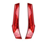 Lot de 2 feux arrière à LED for Honda Jazz 2014-2018, feux de freinage et antibrouillard(Red Cover)