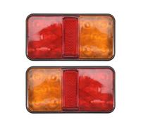 Lot de 2 feux arrière étanches 12 V 10 LED pour camion, remorque, camion