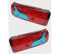 Lot de 2 feux arrière LED 24 V qui s’adaptent à la plupart des camions, châssis, remorques, bennes, TGX TGA