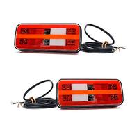 Lot de 2 feux arrière multifonctions 12 V 24 V pour camion, remorque, benne, caravane