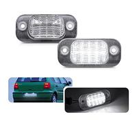 Lot de 2 feux de plaque d'immatriculation LED pour Volkswagen Golf MK3 III 91-97 MK3 Cabrio 93-98 Polo III MK3 Estate Classic Polo Variant pour Seat Coidoba 6K Cordoba Vario 6K Canbus