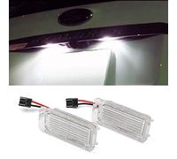 Lot de 2 feux de plaque minéralogique arrière à 18 LED SMD sans erreur, 6000 K, compatibles avec Ford Focus 5D, Mondeo, Fiesta Kuga