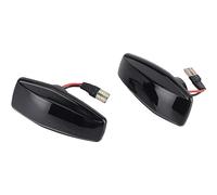 Lot de 2 feux de position latéraux LED dynamiques pour garde-boue avant, lentille fumée, compatibles avec Hyundai i10 Getz (TB) Elantra Tucson (JM) Terracan (HP) Coupé (GK) KIA Rio (DE) Sedona (VQ)