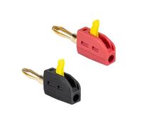 Lot de 2 fiches banane haute tension 4 mm 32 A