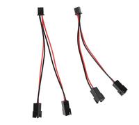 Lot de 2 fiches JSTXH 2,54 mm mâle femelle à 2 broches avec câble de 10 cm 22 AWG pour solution de refroidissement efficace pour imprimante