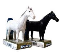 Lot de 2 figurines cheval 1/16 eme - BRUDER.. G