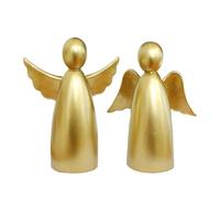 Lot de 2 Figurines d'ange en résine pour Table de Chevet, Salon, Armoire, bibliothèque, Salle de Bain