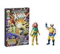 Lot de 2 Figurines Phoenix and Wolverine Retro Marvel Legends 9 cm