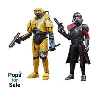 Lot de 2 figurines Star Wars : Obi-Wan Kenobi série noire NED-B et Purge Troope