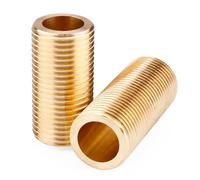 Lot de 2 filetés de 25 mm en laiton pour connecteurs de réservoir, 30 mm de long, 19 mm de diamètre intérieur