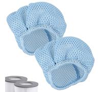 Lot de 2 filets de protection compatibles avec MSPA Hot Tub, pour Delight, Premium, Elite, Concept, Aurora, Mont Blanc, Mono, Alpine, Camaro, Nest, Soho, Baikal, Starry, Bliss et filtres Silver Cloud