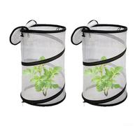 Lot de 2 filets de protection pour plantes en maille pour jardiniers à la recherche de solutions de barrière physique fiables contre les oiseaux, les insectes et les petits mammifères