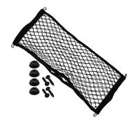 Lot de 2 filets de rangement de voiture | Poche cargo en maille élastique | Pour intérieur de voiture | Dossier de siège | Coffre et bateau | Ajustement universel | Pour téléphones, bouteilles, cartes