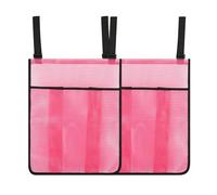 Lot de 2 filets de rangement pour chaussures de trampoline - Maille en nylon noir 42 x 33 cm avec 2 sangles - Support de chaussures de fitness d'intérieur pour équipement de trampoline, rose, Refer to