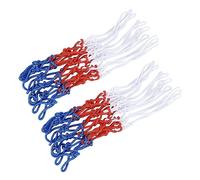 Lot de 2 Filets de Rechange pour Filet de Basket-Ball, Robustes, résistants aux intempéries, Anti-Fouet, Standard épais, adaptés à l'extérieur et à l'intérieur, Bord Standard (6