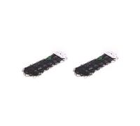 Lot de 2 filets de volley-ball pliables pour gazon intérieur et extérieur