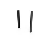 Lot de 2 fileurs en acier noir pour cuisine extérieure