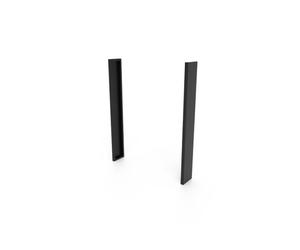 Lot de 2 fileurs en acier noir pour cuisine extérieure