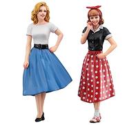 Lot de 2 Filles américaines 1/24 dans Le Style des années 50