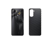 Lot de 2 Film de Protection d'écran Arrière, compatible avec Zte NUBIA NEO 3 5G, Film Arrière en Noir Fibre de Carbone Skin Peau (non vitre verre trempé)