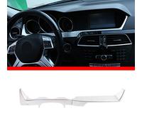 Lot de 2 films de décoration pour tableau de bord en ABS chromé pour Benz Classe C W204 2011-2013