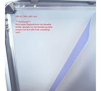 Lot de 2 films de protection de rechange format A1 (59,4 x 84,1 cm) pour cadre d'affiche DIN A1 (59,4 x 84,1 cm). Veuillez vérifier avant de commander