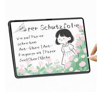 Lot de 2 films de protection d'écran en papier compatible avec iPad 9/8/7 (2021-2019) 10,2 pouces/iPad Air 3/Pro 10,5", PET mat, anti-reflet, écriture agréable comme pour dessiner, écrire et prendre