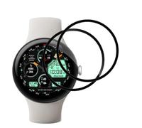 Lot de 2 films de protection d'écran en TPU souple incassable pour Google Pixel Watch 3 45 mm, film de protection d'écran incassable sans bulles pour Google Pixel Watch 3/4 45 mm Verre blindé