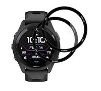 Lot de 2 films de protection d'écran en TPU souple pour Garmin Forerunner | Film de protection d'écran anti-éclats pour Garmin Forerunner 265, anti-rayures, anti-poussière, en verre blindé