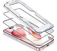 [Lot De 2 Films De Protection D'écran En Verre Blindé Compatible Avec Iphone 15, Auto-Alignment 9h Film De Protection D'écran En Verre Blindé [Ultra Transparent] [Résistant Aux Ray[Lot6193460]