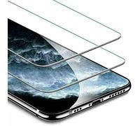 Lot de 2 films de protection d'écran en verre blindé compatible avec Xiaomi Redmi Note 11, Redmi Note 11s - 100 % capteur d'empreintes digitales - Nano verre 9H