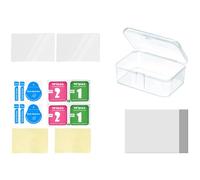 Lot de 2 films de protection d'écran en verre trempé HD pour appareil photo DJI Osmo 360, résistant à l'huile et aux traces de doigts