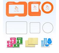 Lot de 2 films de protection d'écran en verre trempé pour DJI Osmo Action6 HD haute définition Kit d'installation facile pour DJI Osmo Action6 Accessoires d'appareil photo