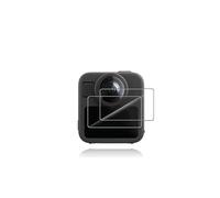 Lot de 2 films de protection d'écran en verre trempé pour Gopro max 2, yystao 9H, durable, résistant aux rayures, sans traces de doigts
