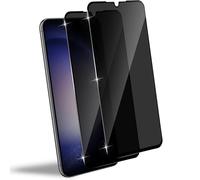 Lot de 2 films de protection d'écran en verre trempé pour Samsung Galaxy S23 5G 6,1", dureté 9H, ultra résistant, anti-éclats, anti-rayures, protection de la vie privée