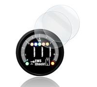 Lot de 2 films de protection d'écran pour compteur de vitesse de moto - Fabriqué en Allemagne - Protection anti-rayures - Convient pour Koso DL04 2017+ - Transparent