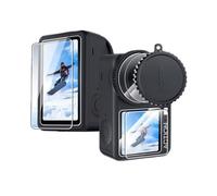 Lot de 2 films de protection d'écran pour DJI Osmo Action 6 - En verre trempé HD - Transmission de la lumière - 99 % - Accessoires pour DJI Osmo Action 6