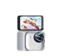 Lot de 2 films de protection d'écran pour Insta360 GO Ultra, dureté 9H, anti-rayures, anti-bulles, lentille en verre trempé et protection d'écran pour appareil photo Insta360 Go Ultra