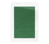 Lot de 2 films de visualisation de champ magnétique 50 x 75 mm, vert foncé - Film micro-encapsulé pour représenter les champs magnétiques statiques, flexibles pour les courbures et les cavités