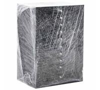Lot de 2 films étirables transparents en polyéthylène 20 μm - 50 cm x 300 m - Résistant à la déchirure et stable - Pour entrepôt, déménagement, expédition, bureau et transport - Protège les cartons