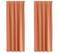 Lot de 2 films pour fenêtre - En polyester - Insonorisants - Pour salon et chambre à coucher - Terre cuite - Montage facile