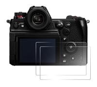 Lot de 2 films protecteurs d'écran compatibles avec Panasonic Lumix S1II S1 IIE DC-GH7 DC-S1RII DC-G97, film en verre trempé de dureté 9H, accessoires pour appareil photo numérique, impression