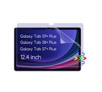 Lot de 2 films protecteurs d'écran pour Samsung Galaxy Tab S7 Plus (SM-T970/975/976) 12.4 2020 anti-lumière bleue et anti-reflets, protection des yeux et des traces de doigts