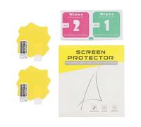 Lot de 2 films protecteurs d'écran pour Tamagotchi Paradise - Jaune transparent - Couverture complète - Anti-rayures - Sans bulles - Installation facile - Accessoires de jeux électroniques (film