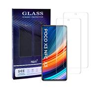 Lot de 2 films protecteurs d'écran pour Xiaomi 11T Pro 5G / Poco F4 5G / Peu X4 Pro 5G / Poco X3 NFC/Poco X3 Pro, Redmi Note 10 Pro/Note 11 Pro 5G (6.67") anti-traces de doigts, sans bulles, 9h.