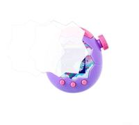 Lot de 2 films protecteurs d'écran transparents blancs compatibles avec Tamagotchi Paradise - Couverture complète transparente pour écran en TPU - Anti-rayures - Souple - Blanc